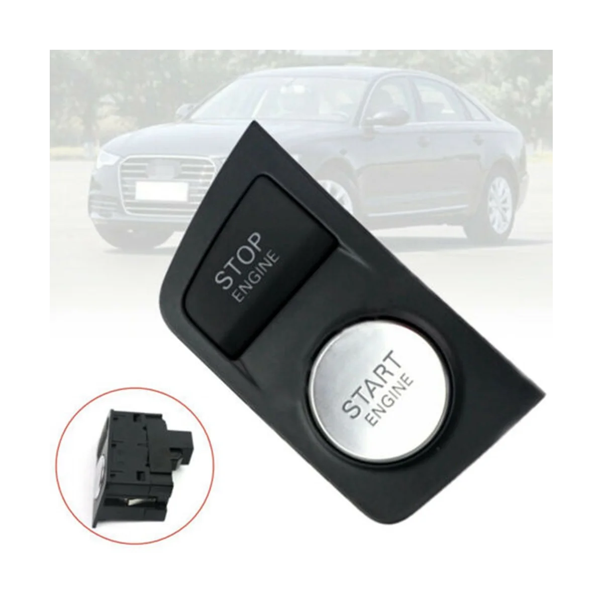 4F1905217E Start Stop Engine Button Switch Button Car for Audi A6 C6 S6 RS6 2009-2011