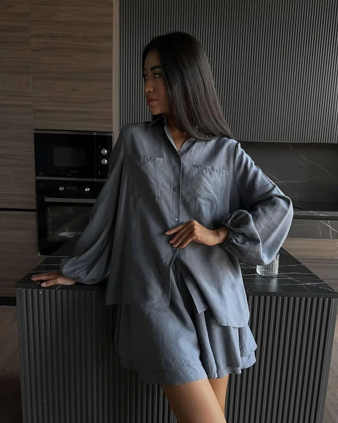 

Новые женские комплекты из 2 предметов, повседневные свободные короткие комплекты, женские наряды, спа-праздники, мешковатые модные шорты, костюмы, женские летние красивые