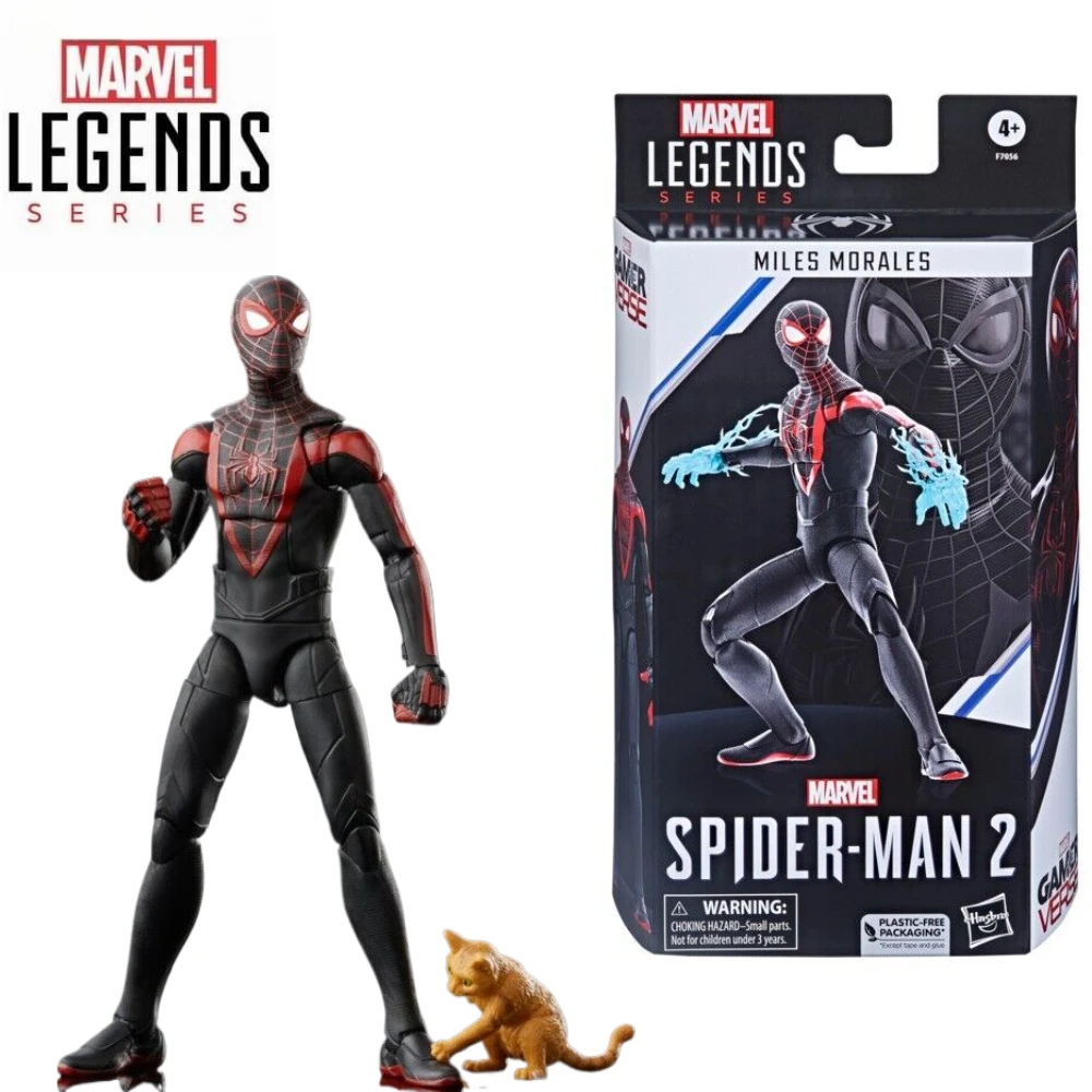 In Stock Marvel Legends 6 Inch Spider Man Gamerverse Miles Morales (Spider-Man 2) Re-release Action Figure Model Toy Hobby Gift