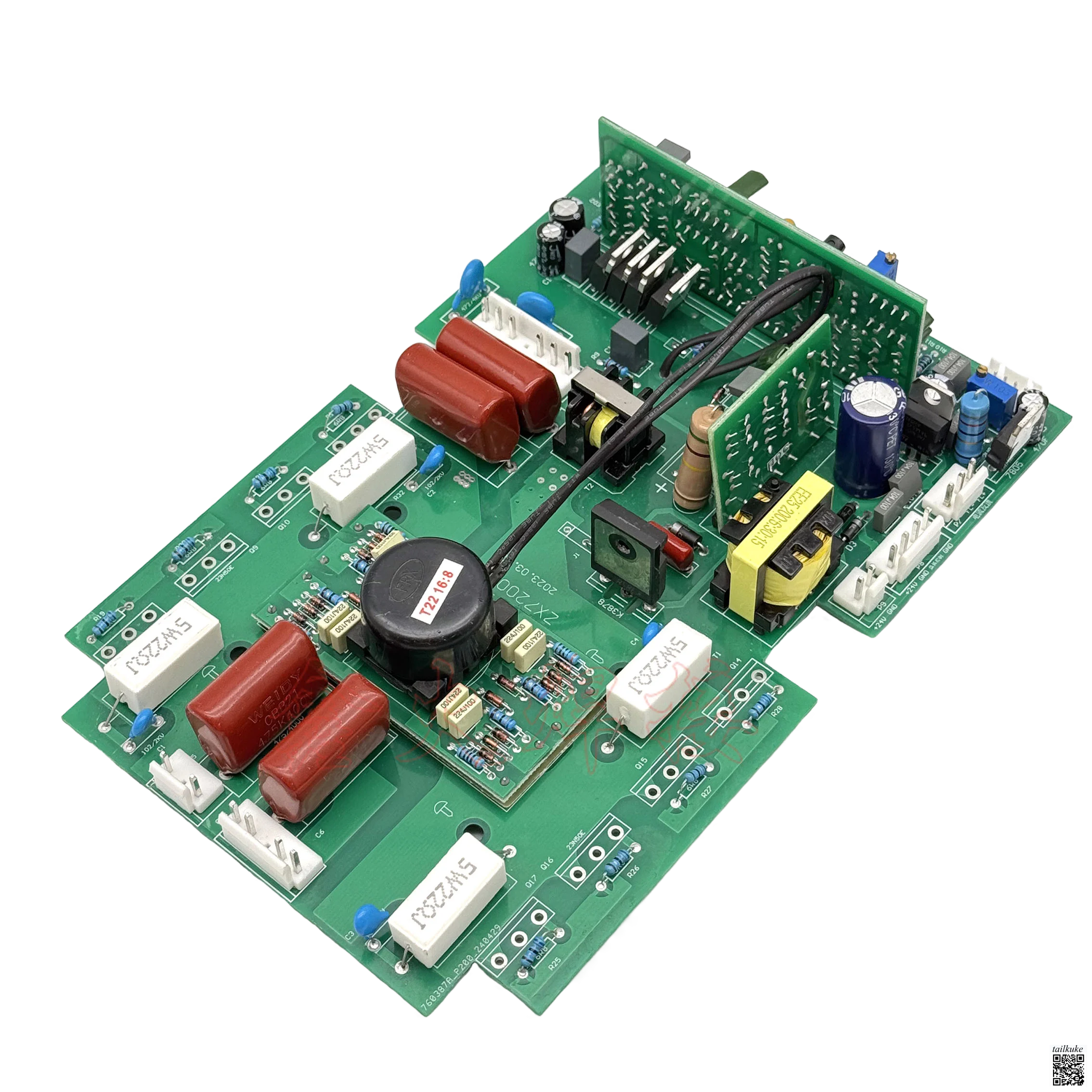 MOS Tube Welding Machine Upper Plate ZX7 TIG-200T-02 Field Tube Welding Machine Inverter Board with Digital Display Function