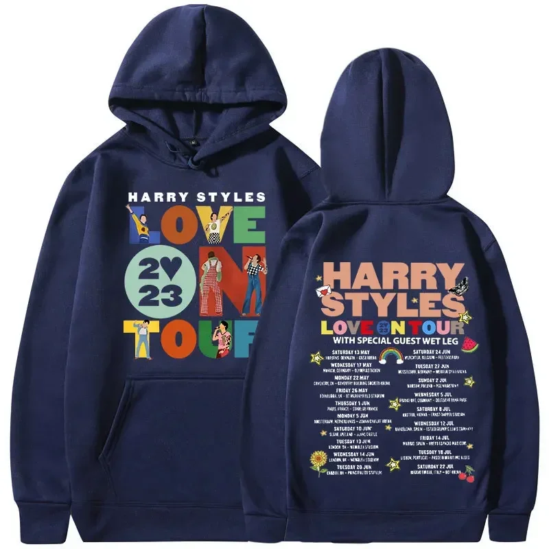 Love on Tour Concert Hoodie Harajuku Hip Hop Oversized Hoodies Unisex Y2k Clothes Long Sleeve Hooded Sweatshirts Streetwear 3XL