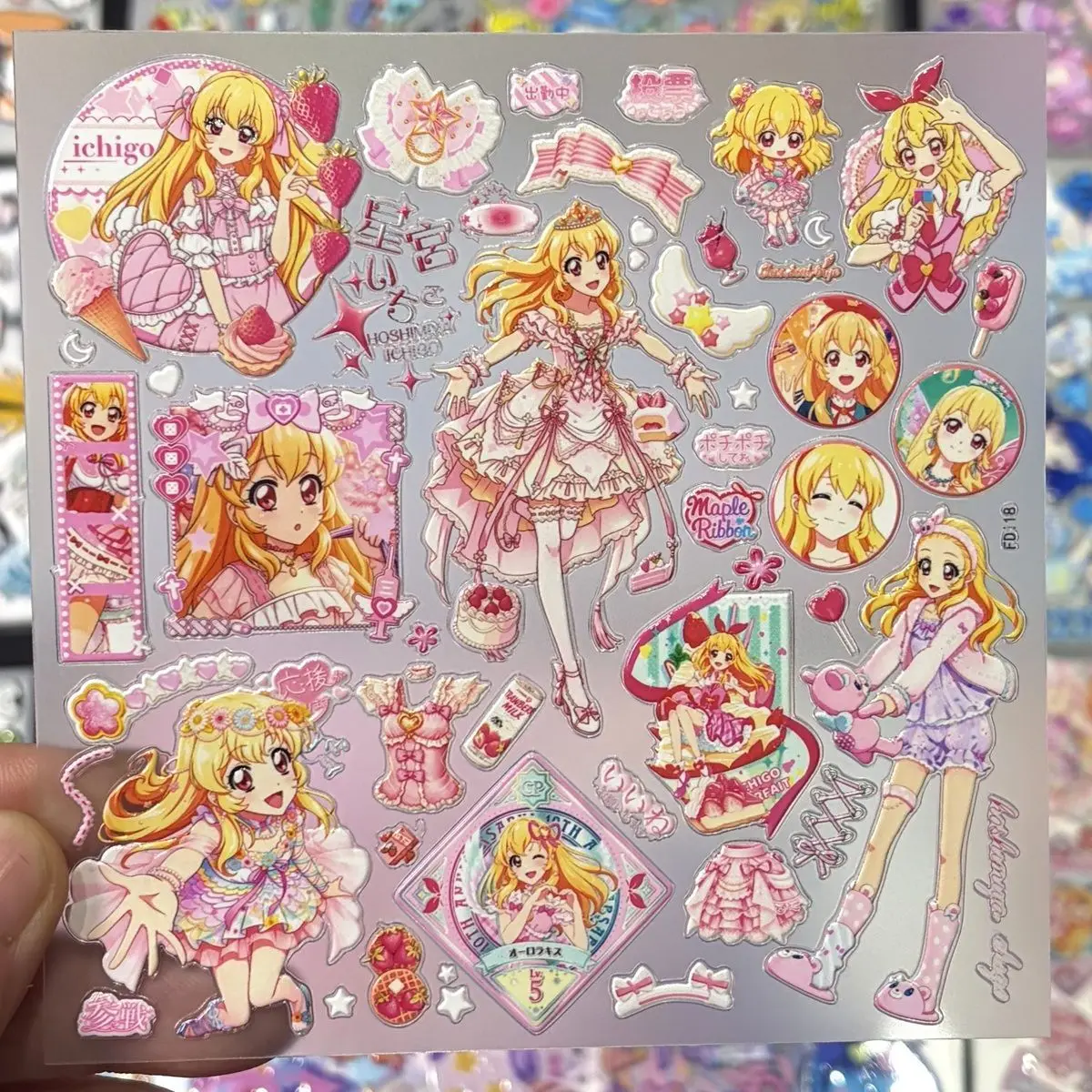 adesivo-em-relevo-aikatsu-hoshimiya-ichigo-kanzaki-mitsuki-adesivo-de-anime-a-prova-d'Agua-para-decoracao-de-material-de-escritorio-laptop-e-capa-de-telefone-presente-fofo