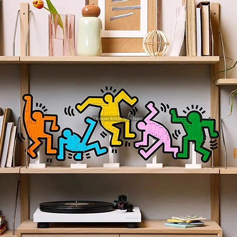Popular Dance Figures Cartoon Building Blocks Stick Funny Birthday Gift for Friends Adult