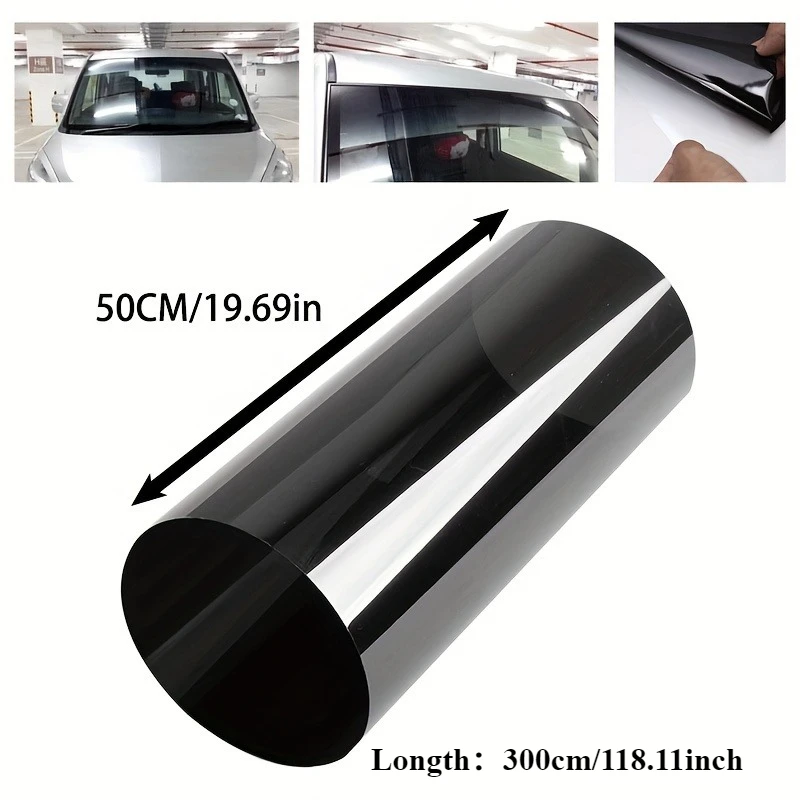 19.69*118.11inch Heat & UV Block Professional Window Tint Auto Car UV Protector Glass Sticker Sun Shade Window Film