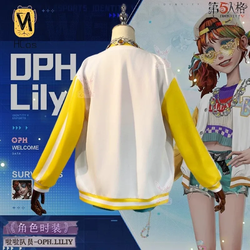 Identity V Cheerleader Lily Barriere OPH E-sports Team Ver. Cosplay Costume Full Set Women Performance Outfit for Halloween HCos - view 3