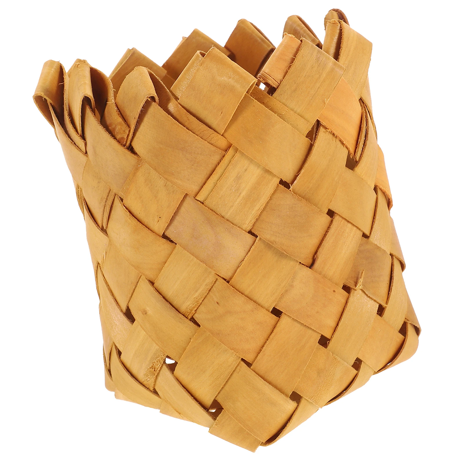 

Woven Basket Storage Cylinder Small Size Kitchen Tableware Holder Chopsticks ganizer Lightweight Practical Gift