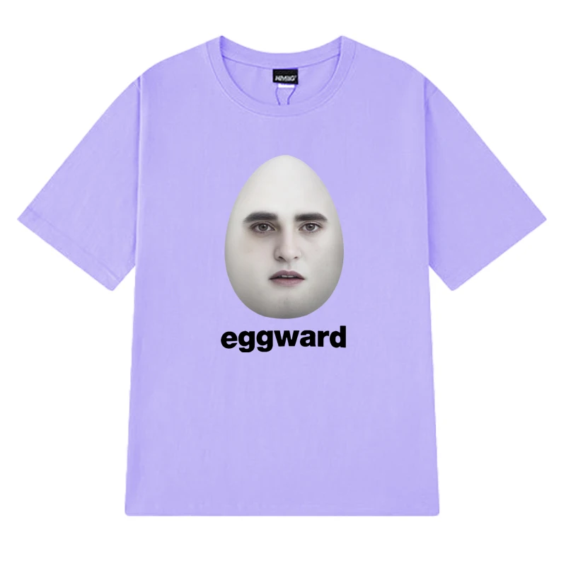 2025 New in Twilight Eggward Funny Meme T shirts Men Women Edward Cullen Parody Humor short sleeve T-shirt Unisex Cotton Tops - Image 4