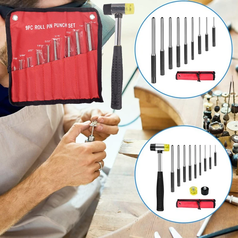 Kit punzones RollPin armero profesional joyería reparación