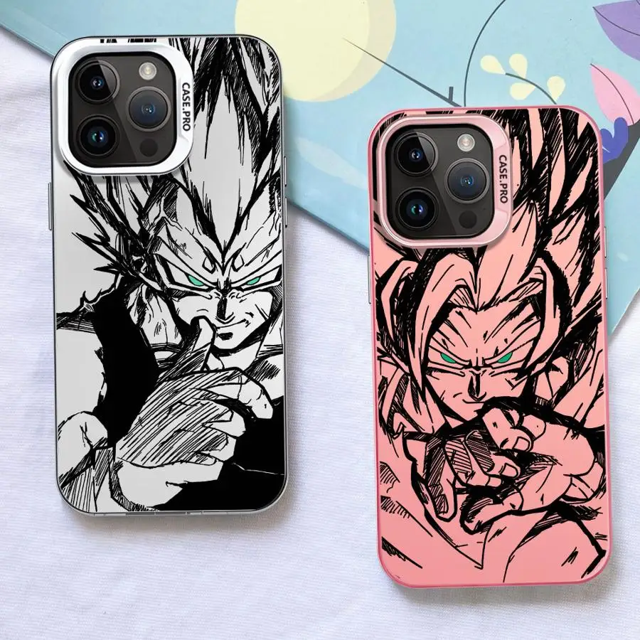 Dragon Ball Goku Vegeta Soft Shell Case for iPhone XS MAX 14 11 13 Pro MAX XR 12 16e 16Pro 15 14Pro - náhled 5