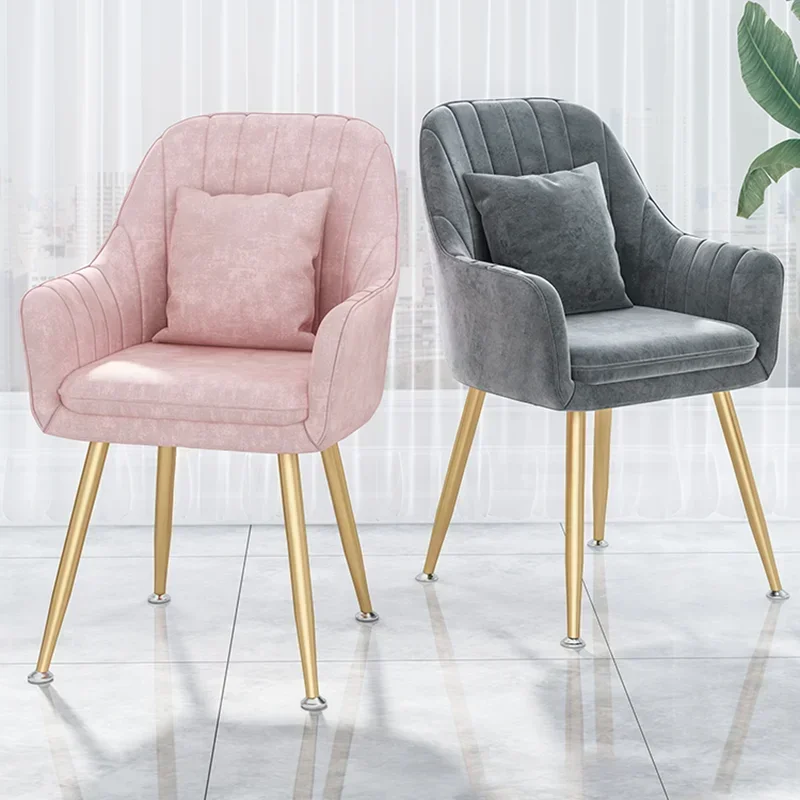 Ergonomic Dining Chairs Nordic Living Room Armchair Relaxing Design Dinning Chairs Accent Cadeiras De Jantar Balcony Furniture image 5
