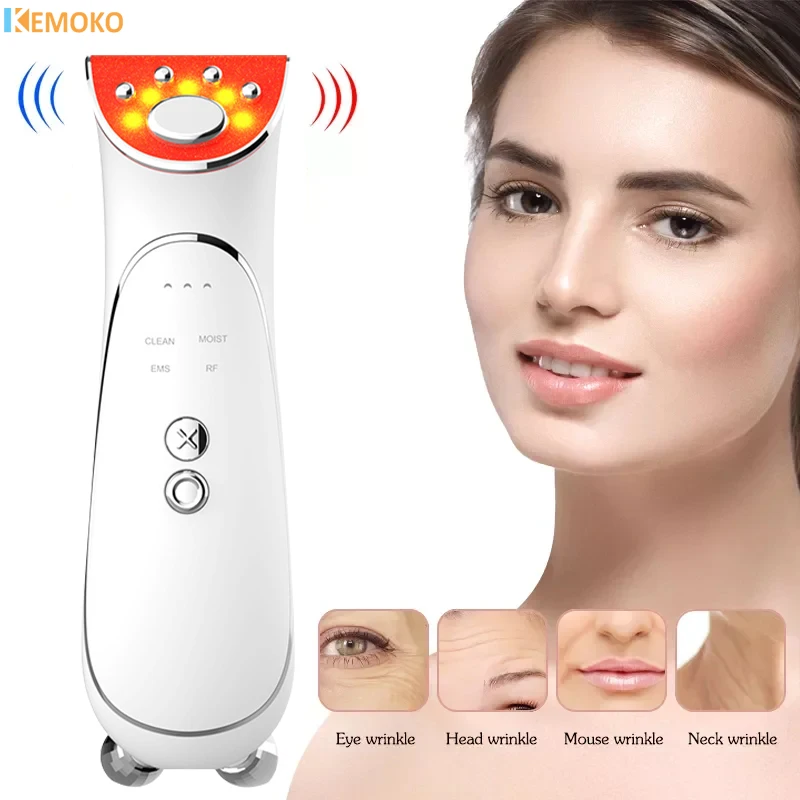 5in1 Multifunctional Facial Skin Care Massager Electric Facial Cleaning Moisturizing Face Skin Rejuvenation Lifting Tighten Tool