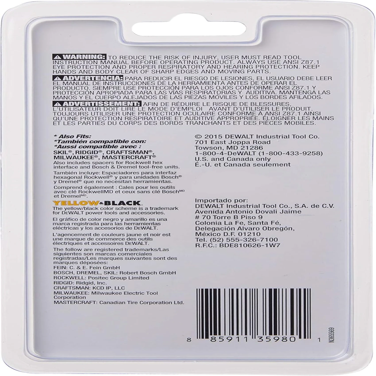 Эффективное, прочное треугольное осциллирующее лезвие с точными вырезами для большинства инструментов — модель DWA4232: Обновите свой режущий эксп