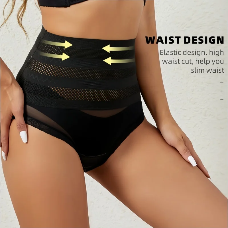 Women\'s Body Shaping Panties Belly Tightening Pants Body Lifting High Waist Tummy Control Hip Breathable Bottoming Underwear