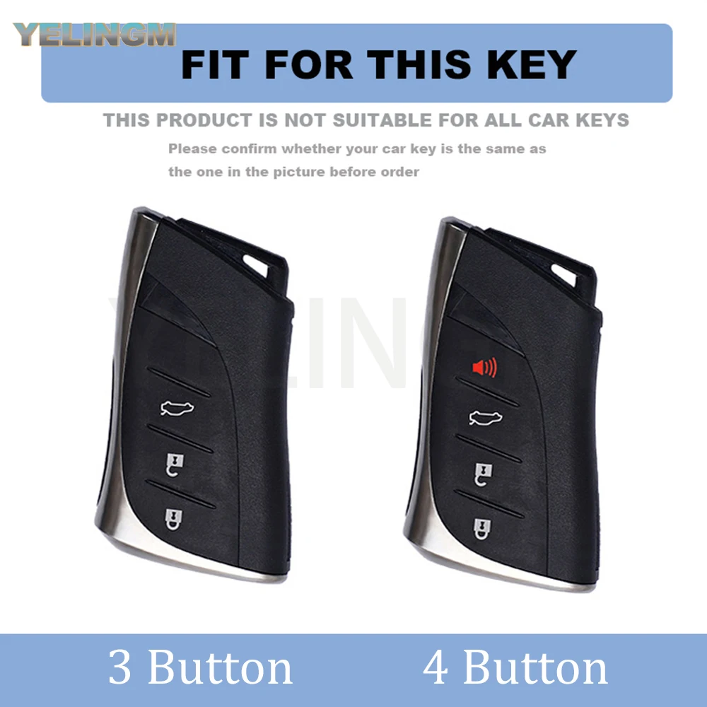 Titanium Gray Smart Remote Car Key Case Cover for Lexus UX250 UX260 Es Es350 UX200 UX250h ES200 ES300h ES350 US200 Accessories