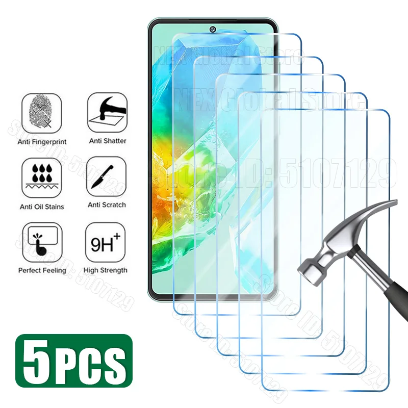 Защитное стекло 5 шт. для Samsung Galaxy A55 A15 A35 A54 A32 A34 A25 A14 A24 A13 A12 A22 A23 A33 A53 A73 A52S 5G закаленное стекло Защитное стекло 5 шт. для Samsung Galaxy A55 A15 A35 A54 A32 A34 A25 A14 A24 A13 A12 A22 A23 A33 A53 A73 A52S 5G закаленное стекло