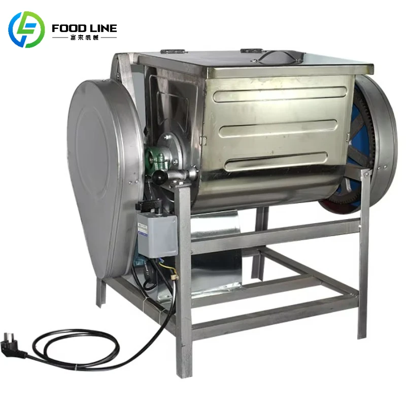 Industrial Stainless Steel Cake Dough Mixing Machine Big Bread Wheat Flour Mixer Food Powder Blender Mixing Machine Customized