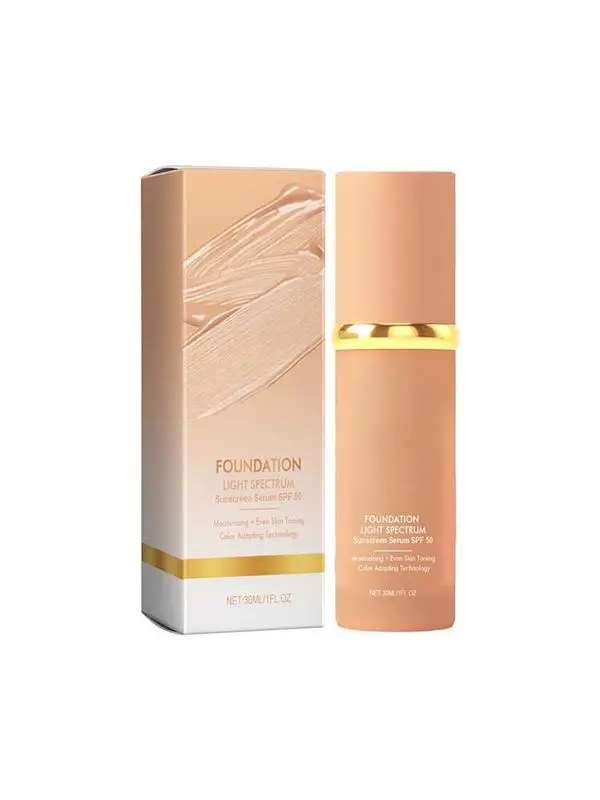 4 in 1 fondotinta liquido, trucco Forever fondotinta idratante correttore a copertura totale media con SPF 50 trucco impermeabile