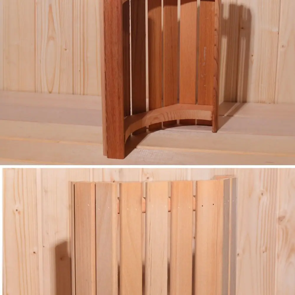 Sauna Lamp Cover White Pine Wood Shade For Davey Sauna Room Accessories Sauna Bath House Interior Lighting Protector