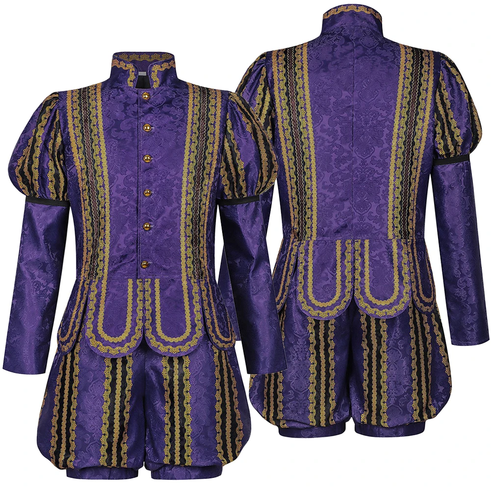 

Fantasia Medieval Elizabethan Prince Cosplay Tudors Suits Men Disfraz Costume Male Fantasy Halloween Carnival Party Clothes