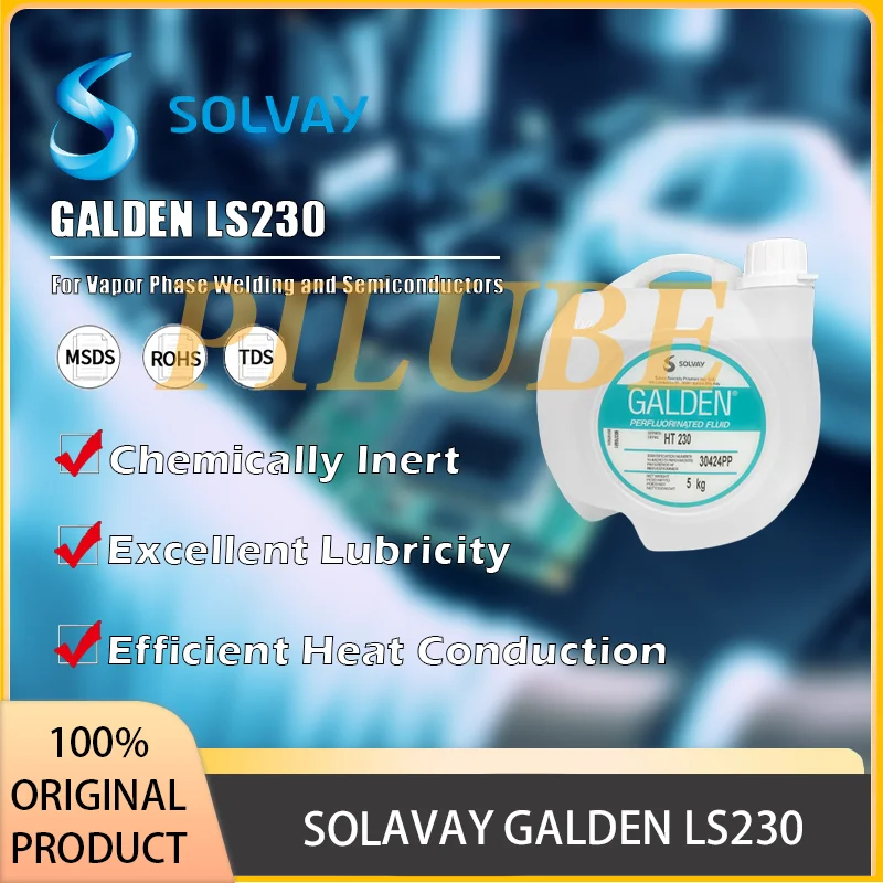 زيت SOLVAY GALDEN LS230 Perfluoropolyether يوفر المقاومة الكيميائية والأداء المتين المنتج الأصلي