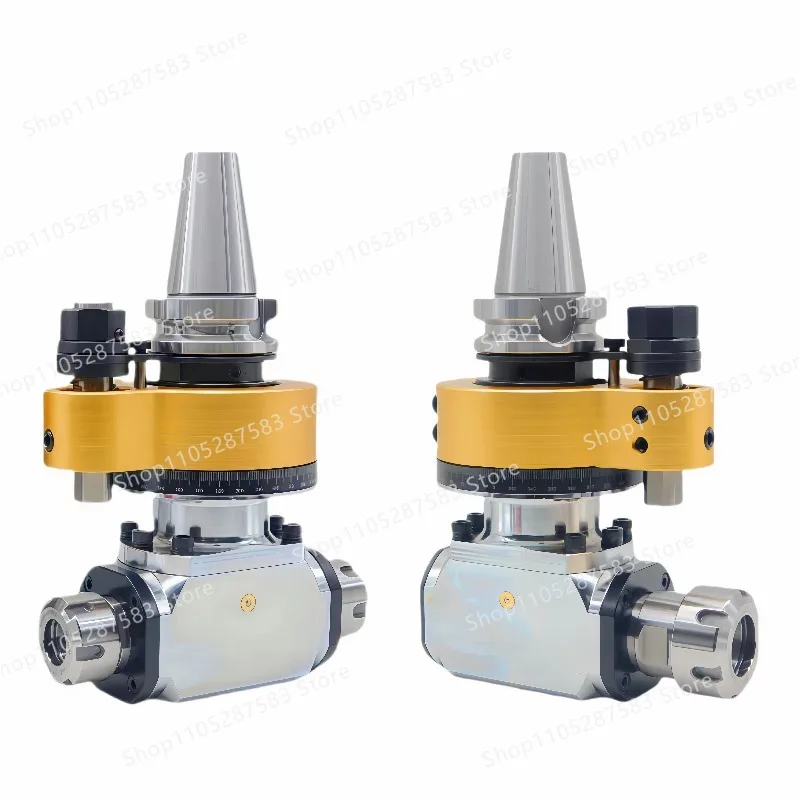Machining center high precision right angle side milling head numerical control angle head, milling head BT50BT40-ER3290 degrees