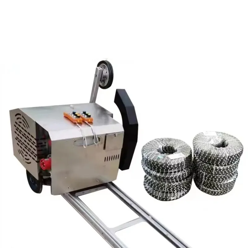 Granite Quarry Diamond Wire Saw Machine 22KW 37KW Electric Industrial Rope Saw for Natural Stone Block Cutting