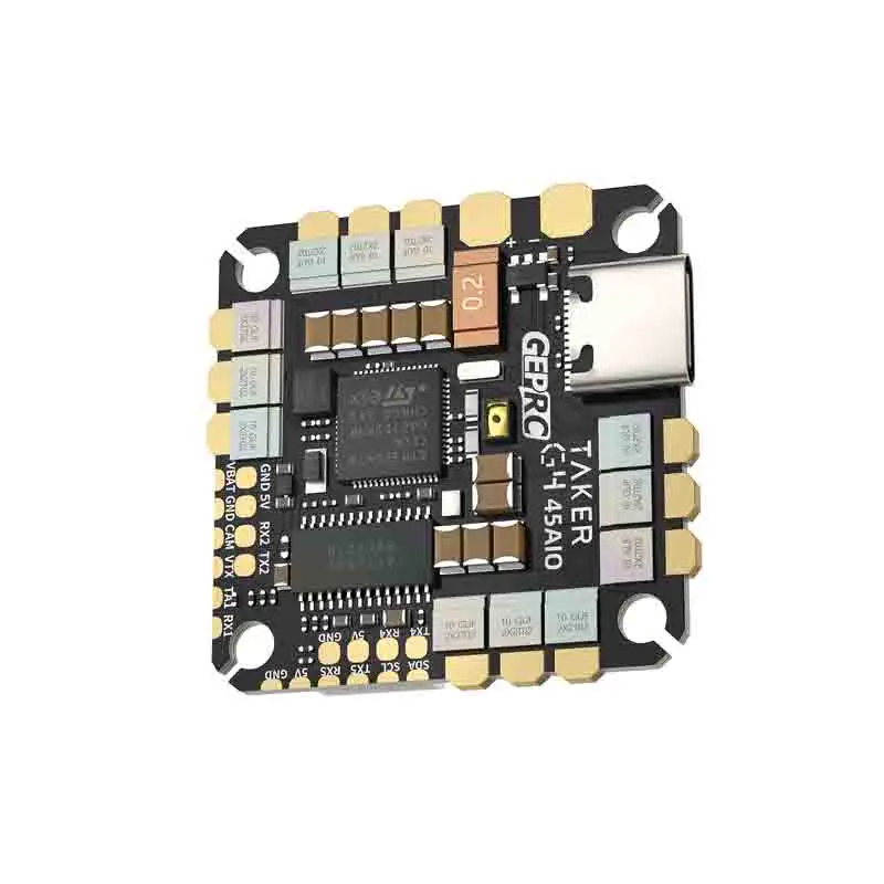 GEPRC TAKER G4 45A AIO Baro OSD G473 Flight Controller BLHELIS 45A ESC FET Directly 2-6S for FPV Freestyle Cinewhoop