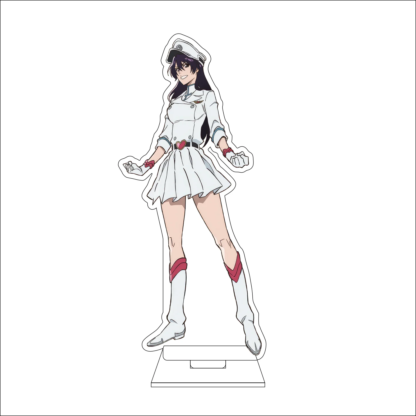 16CM Anime BLEACH Cosplay Acrylic Figure Stand Ichigo Kurosaki Rukia Kuchiki  Ornaments Gift view 2