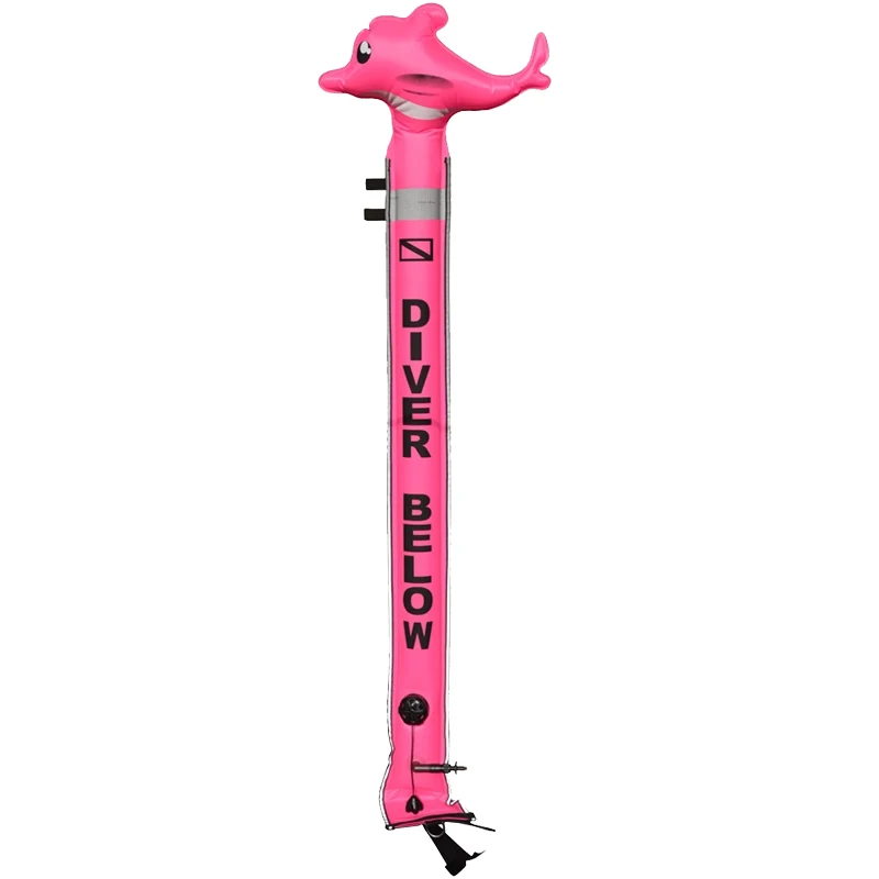 إشارة آمنة للغوص والغوص ، أنبوب عوامة SMB ، حيوانات ، قابلة للنفخ m ، m ، 1 روض #6