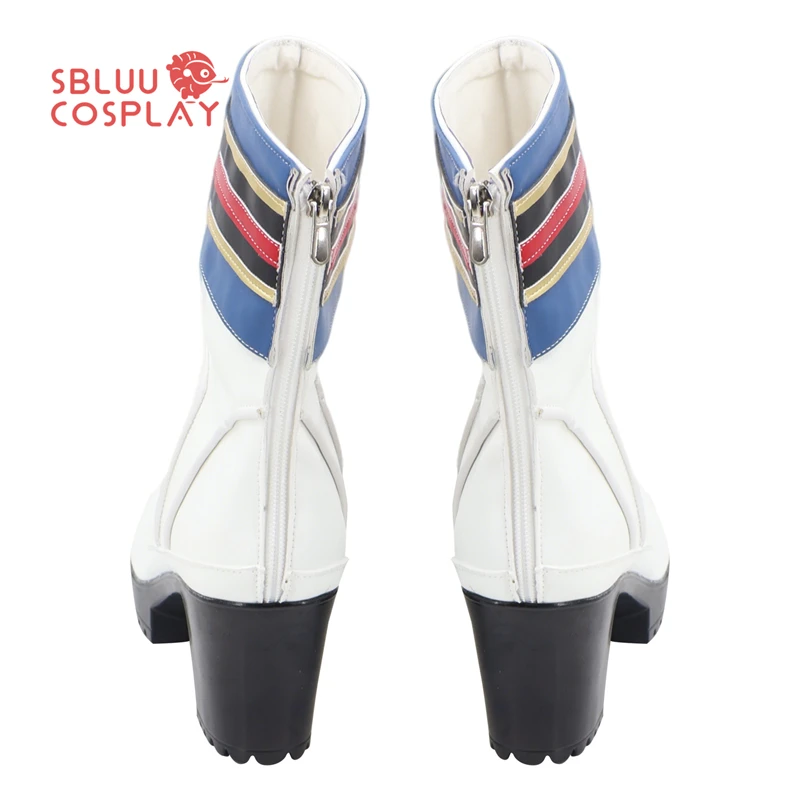 SBluuCosplay Honkai Impact 3 Theresa Apocalypse Cosplay Shoes White Custom Made Boots