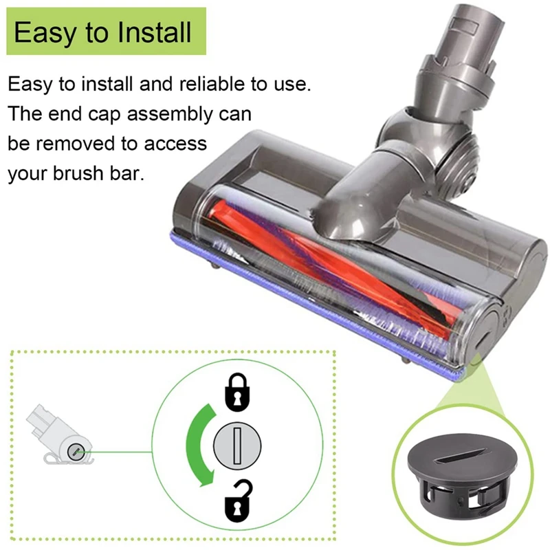 ローラーブラシHEPAフィルター,ダイソン用,掃除機交換部品,付属品,v6,dc59,dc62,sv03,1セット