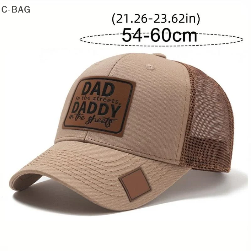 Summer Mesh Baseball Cap Women Men DAD Letter Patch Snapback Hat Casual Breathable Unisex Street Hip Hop Trucker Caps