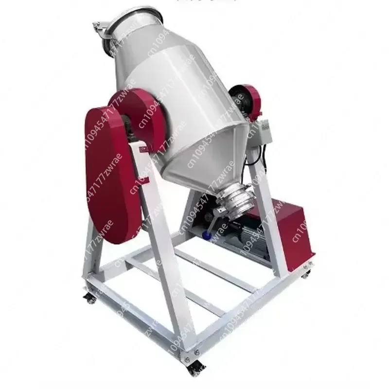 Stainless Steel Automatic Double Cone Dry Mixer Machine with Motor for Spice Powder and  Blending