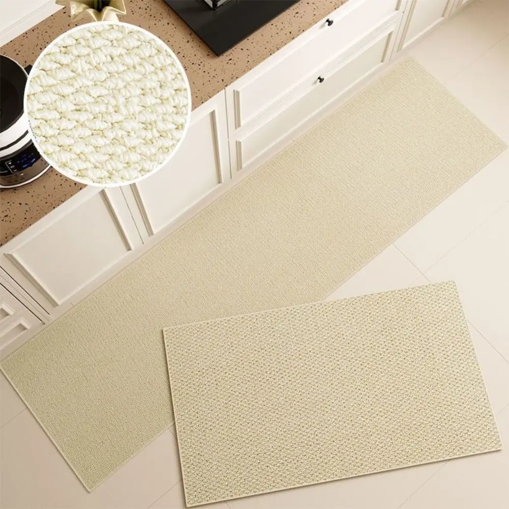 Waterproof Material Kitchen Floor Mat Erasable Oil-Proof Coating Oil Resistant Mat Non-Slip Surface Waterproof Mat Home Floor