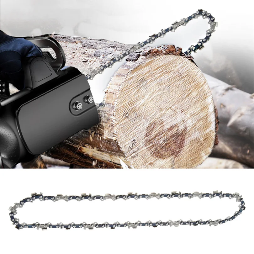 Portable 12 Inch 45 Drive Link Surface Smooth Enough 3/8 Pitch Chainsaw Chain for Most Outdoor Construction