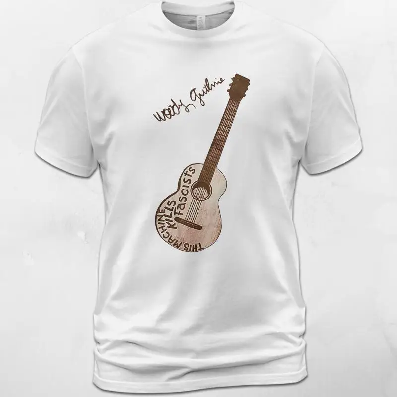 Esta máquina mata fascistas de Woody Guthrie camiseta Will Geer Dust Bowl Ballads