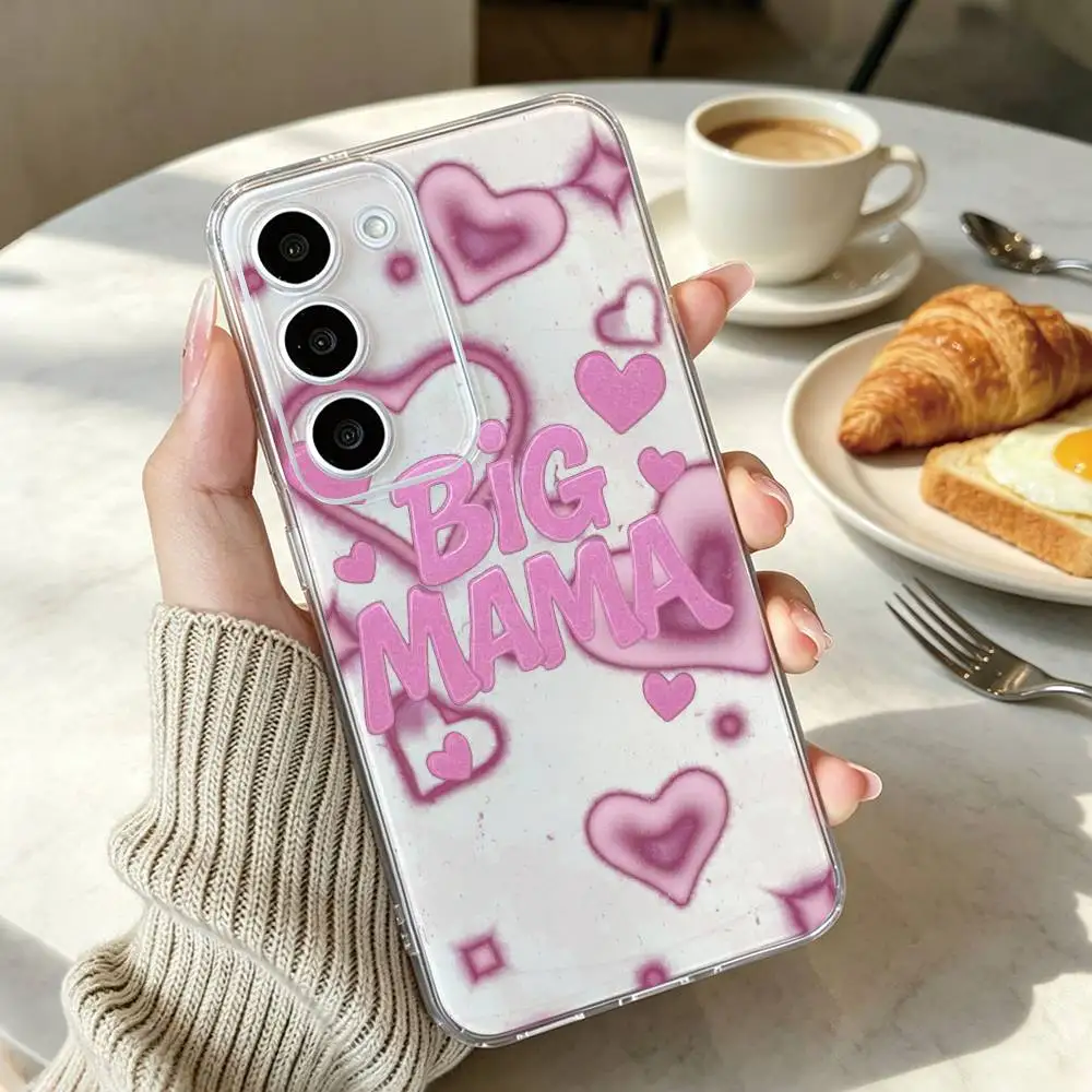 R-Rapper L-Latto Big mama Phone Case For SamsungA10,12,20,21S,30,31,40,50,51,52,70,71 Transparent Cover Gift