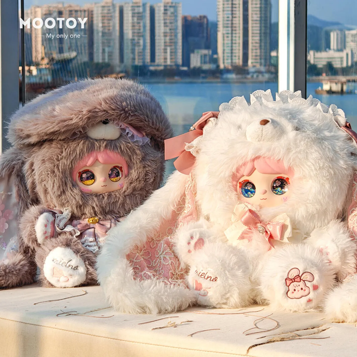 

MOOTOY Authentic Mielno Rabbit Diary 800% Large Plush Blind Box Doll Cute Stuffed Ornament Birthday Gift For Doll Collectors