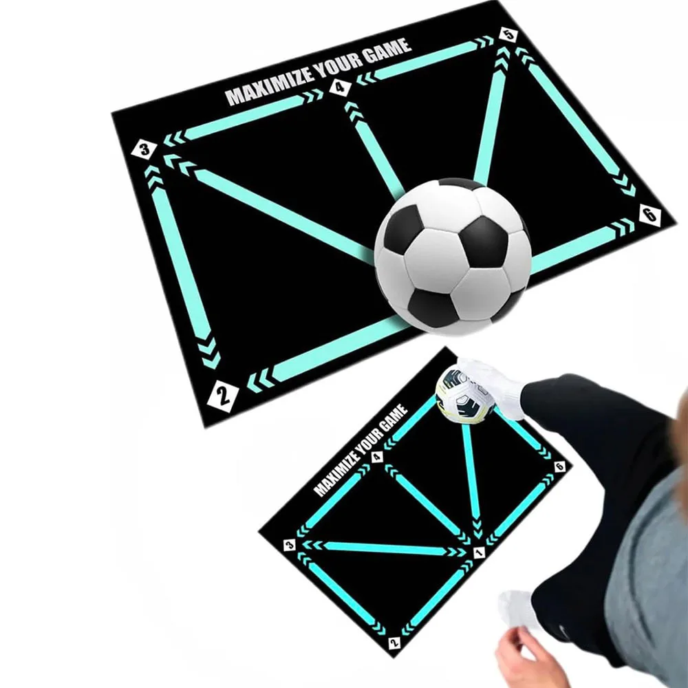 

Soccer Training Mat Non-Slip for Kids Adults Football Dribble 60X90cm