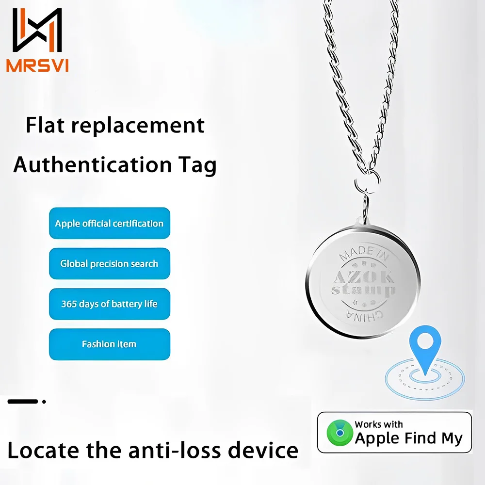 MRSVI جهاز تحديد المواقع الذكي الصغير AirTag للعثور على تطبيقي جهاز تذكير لمكافحة خسر جهاز تعقب للأطفال محفظة مكتشف الحيوانات الأليفة #1