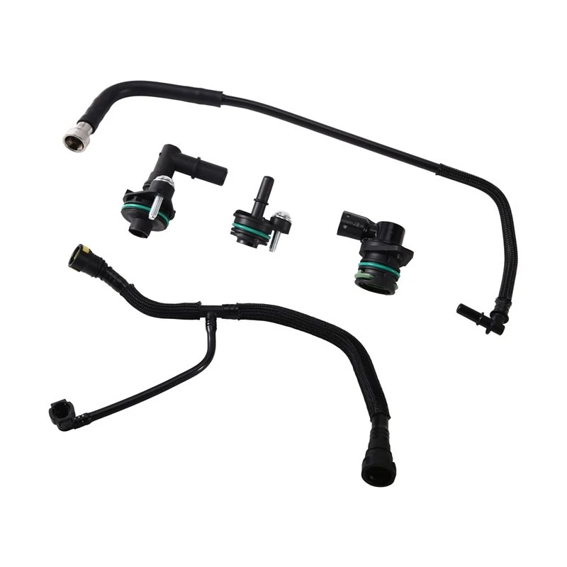 5Pcs PCV Tube & PCV Valve Kit For Chevrolet Equinox,GMC Terrain Replace 12687544 12665644 12684207 12680069 12668738
