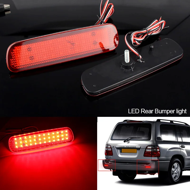 

LED Rear Bumper Reflector Tail Light For 98-07 Toyota Land Cruiser/Land Cruiser Amazon/Land Cruiser Cygnus/100-Series Cruisers