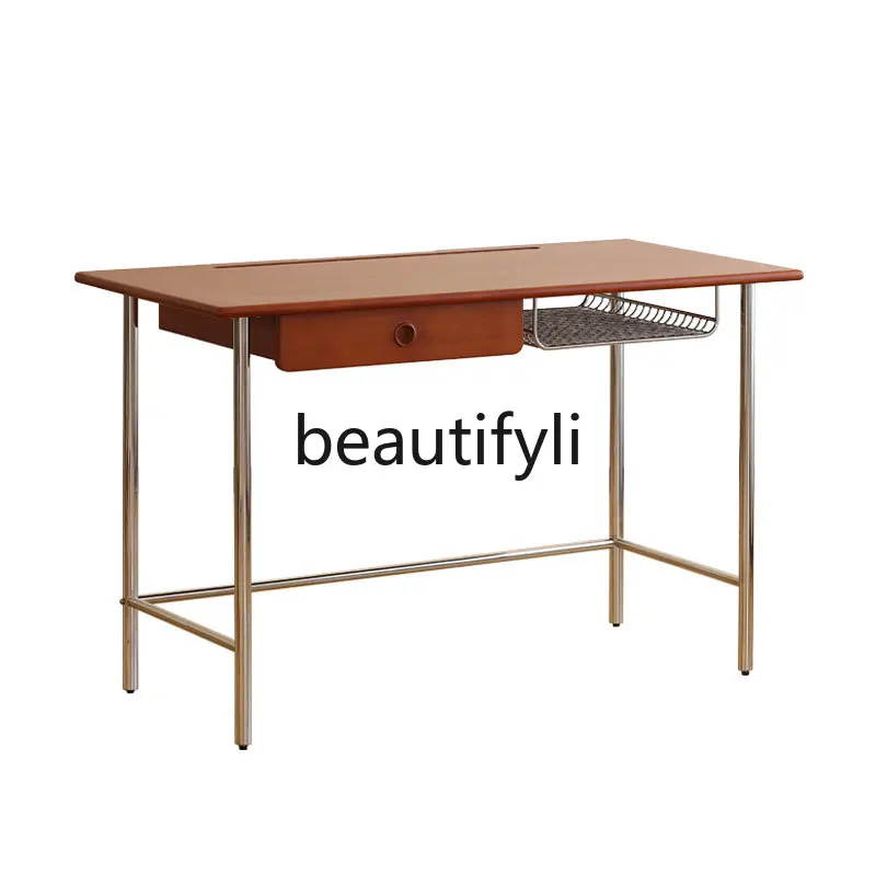 

Medieval desk writing desk simple office small apartment workbench home study computer desk