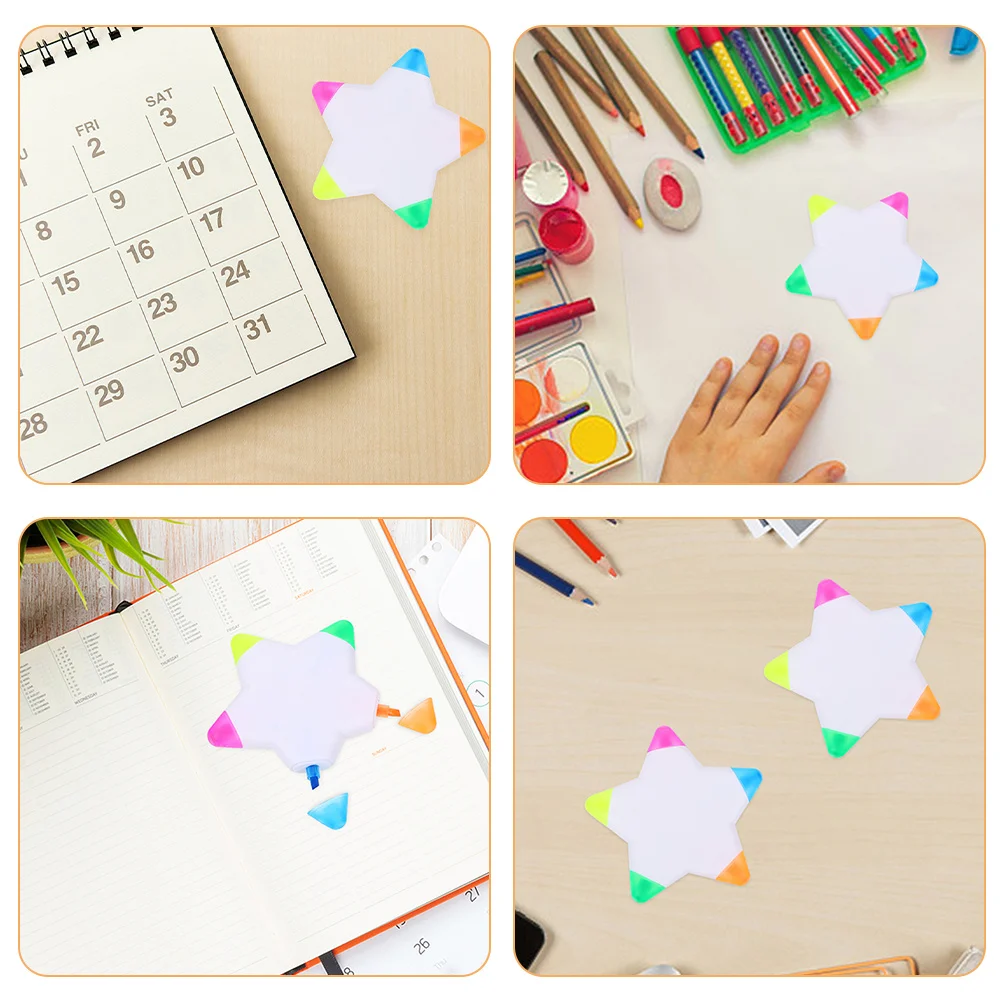 

Convenient Highlighter Pen Fancy Highlighters Glitter Colored Aesthetic Pens Fluorescent
