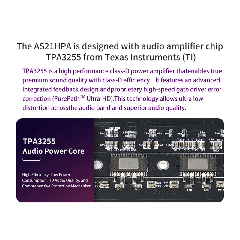 Y43A-Audio AS21HPHIFI Class 300W X 2+600W Stereo TPA3116 Bluetooth Digital Amplifier Board Module