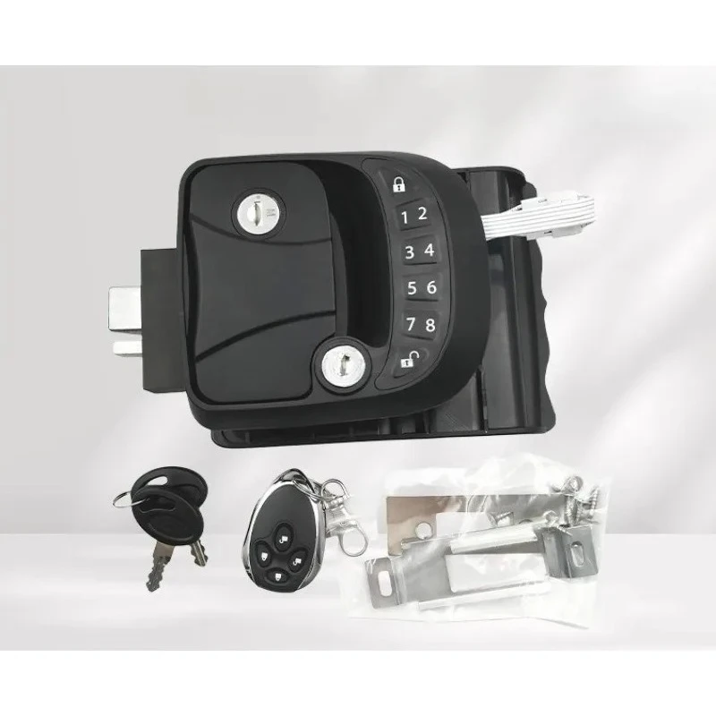 RV Lock Light Plastic Electronic Password Lock RV Flat American Torch Shaped RV Handle Lock