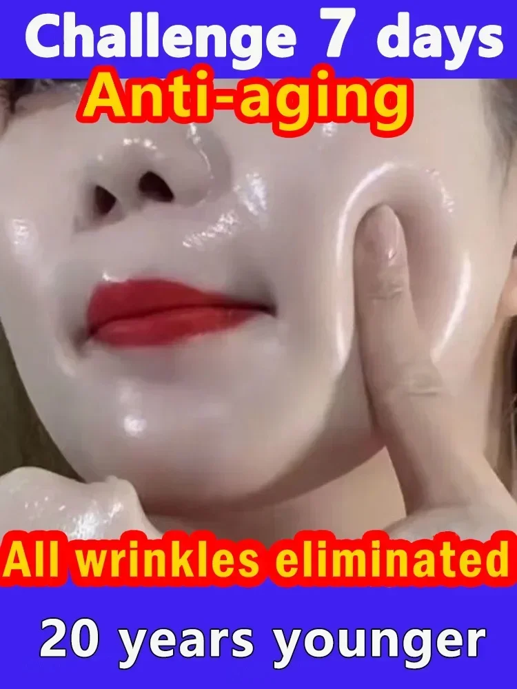 Effective anti-ageing and anti-wrinkle facial serum to remove facial wrinkles fine lines around the eyes crow\'s feet neck wrinkl