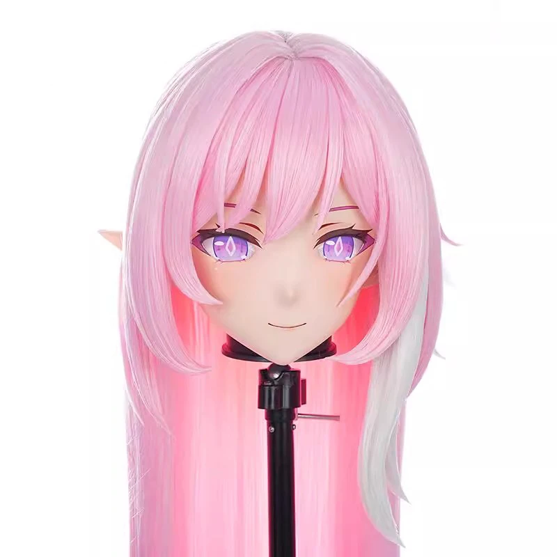

Full headband lockHandmade Customize Doll Cartoon Character Kig Cosplay Kigurumi Mask Resin Japanese Anime Kigurumi Masks