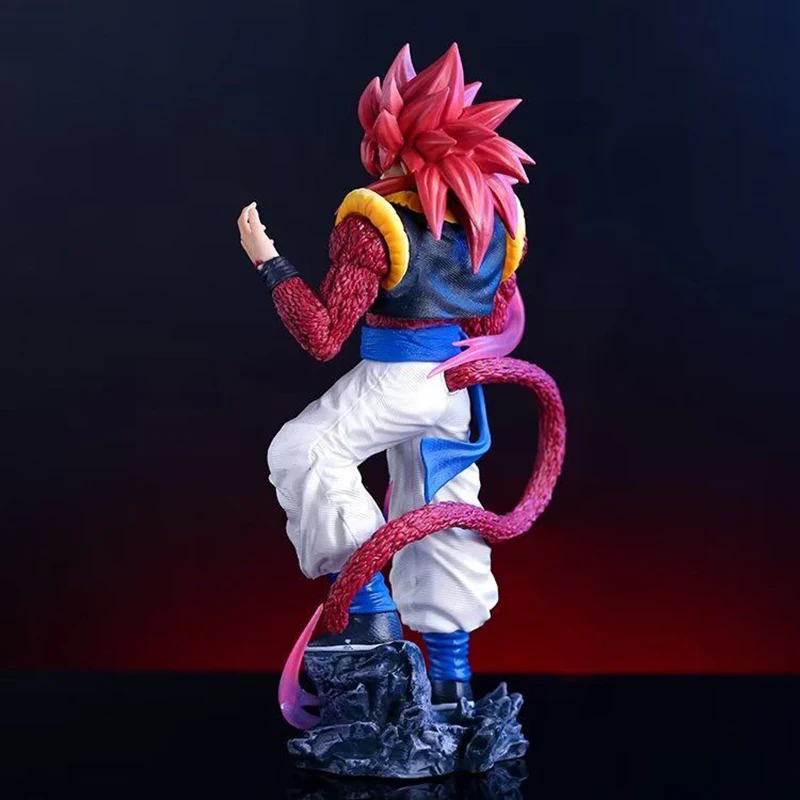 Dragon Ball Gogeta Action Figure Anime Super Saiyan 4 Goku& Vegeta Combat Posture Modle Toy Desktop Decorative Ornaments Gift