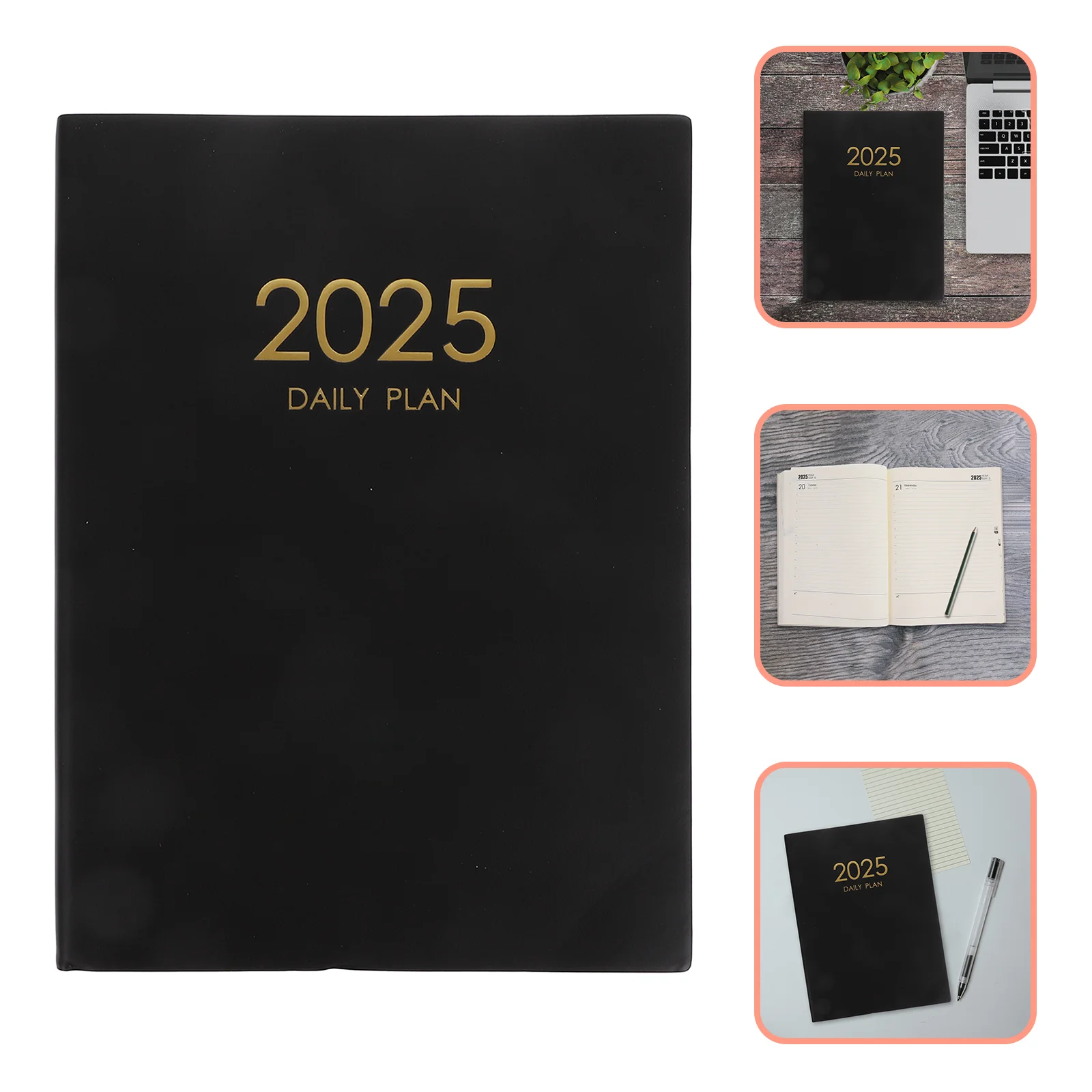 The Notebook 2025 Schedule Weekly Agenda Calendar Planner Daily Appointment Black Snake Year